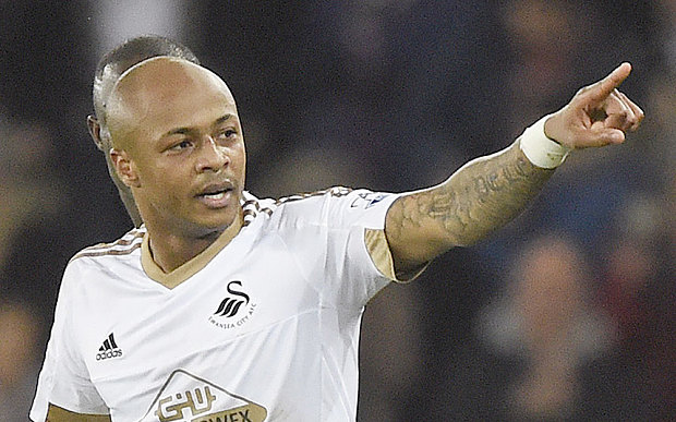 VIDEO: Watch Andre Ayew's goal for Swansea in their 1-1 draw with Man City