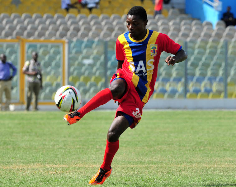 Hearts' Paul Acquah expresses delight with first league goal