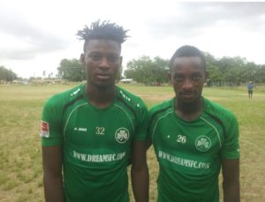 Major boost for Dreams FC as Aron Amoah and Prosper Donkor return to training