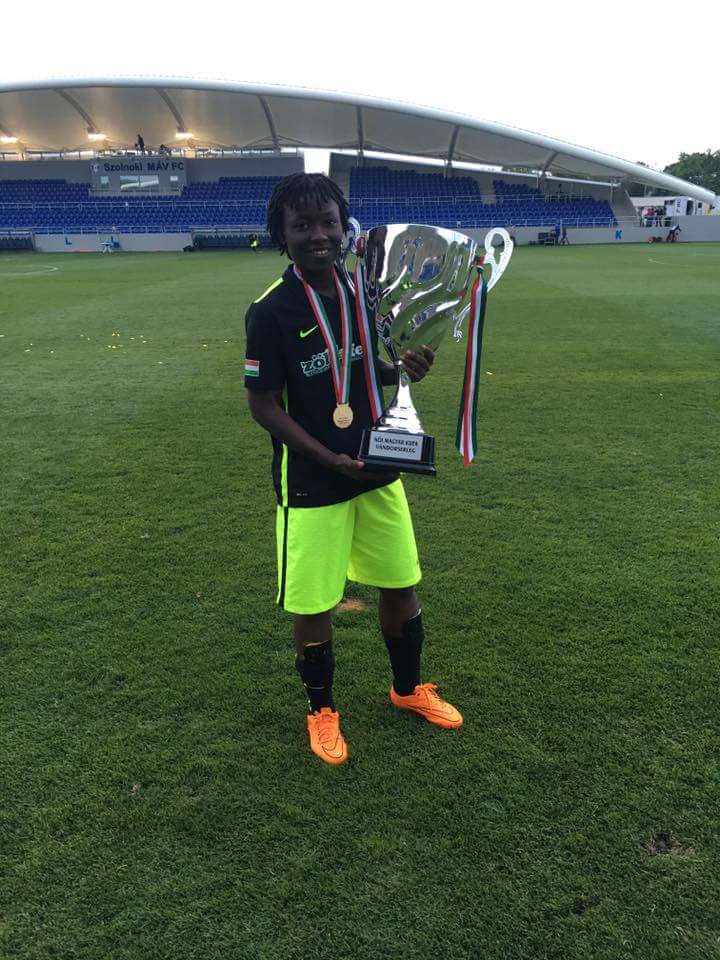 Black Queens midfielder Elizabeth Addo wins Hungarian Cup