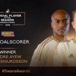Andre Ayew named joint top scorer at Swansea City
