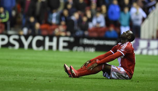 Albert Adomah suffers minor injury with Middlesbrough