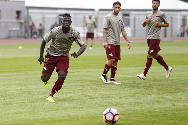 PICTURES: Black Stars midfielder Afriyie Acquah begins pre-season with Torino