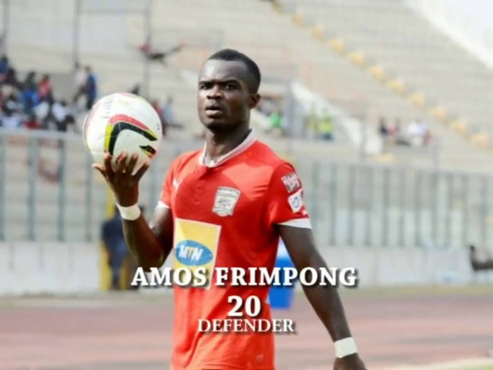 Amos Frimpong receives Kotoko player of the month award