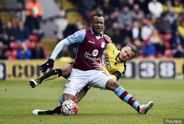 Report: Nice target Aston Villa's Jordan Ayew on loan