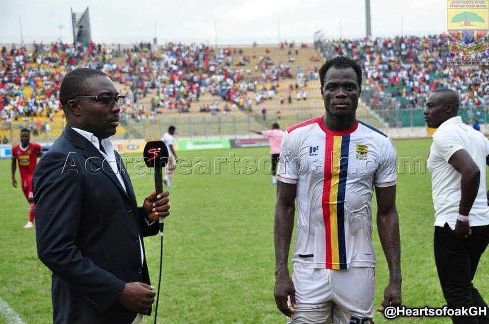 Hearts defender Inusah Musah named Man of the Match in Super Clash