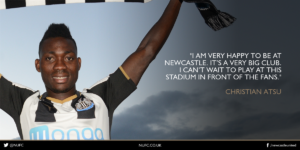 VIDEO: Ghana winger Christian Atsu happy to be at Newcastle United