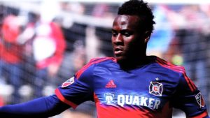 David Accam scores but sees RED in Chicago Fire US Open Cup elimination