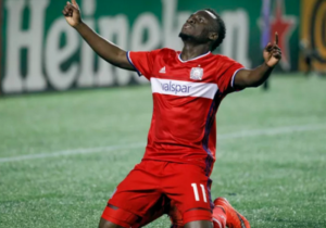 VIDEO: David Accam scores a consolation goal for Chicago Fire in US Open Cup final semis defeat