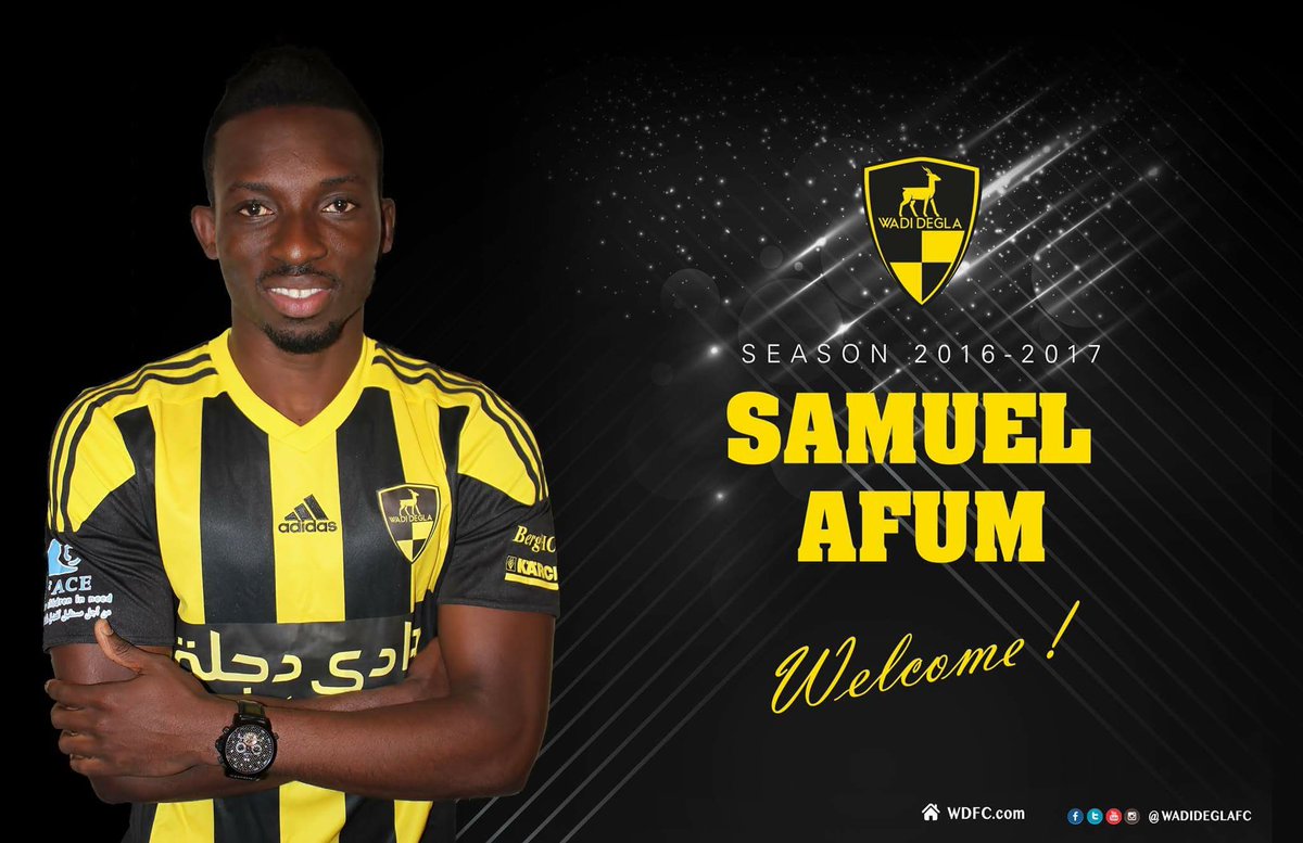 Samuel Afum signs for Egyptian side Wadi Degla