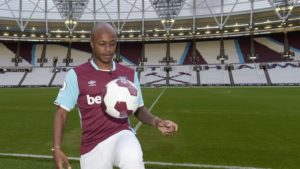 Video: Andre Ayew begins training with new club West Ham
