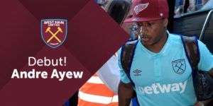 Andre Ayew named in West Ham line up for Chelsea EPL match