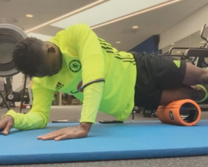 Out of favour Chelsea player Christian Atsu continues gym work to stay fit