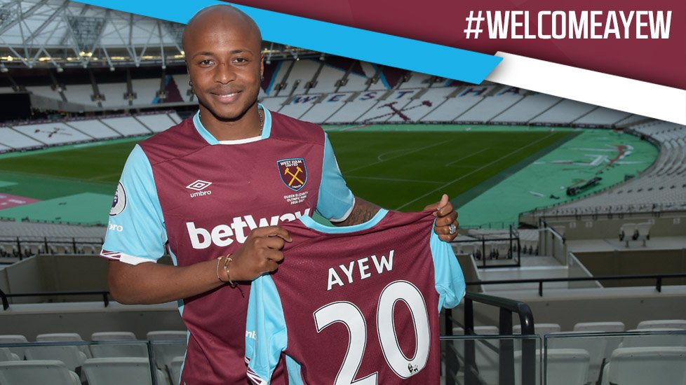 VIDEO: Andre Ayew signs for West Ham; has message for fans