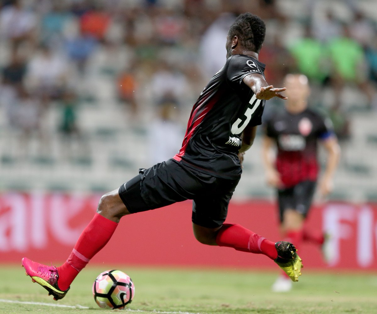 VIDEO: Watch Asamoah Gyan's injury-time winner in Al Ahli comeback win over Al Shabab