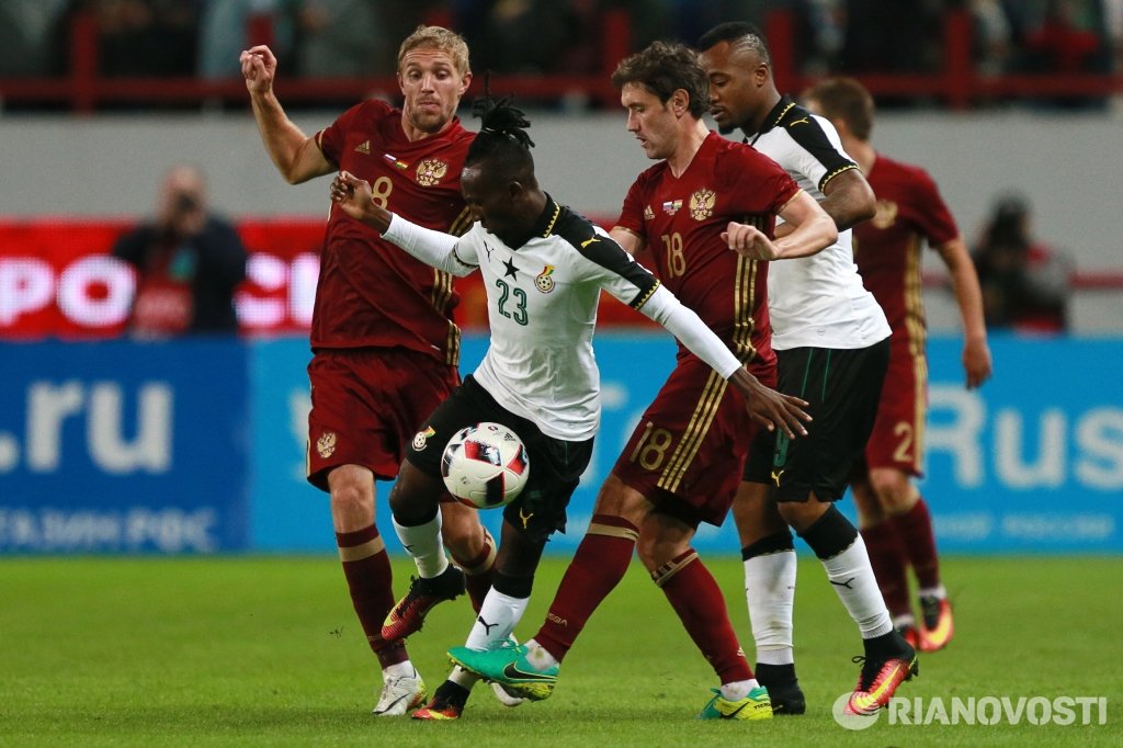 Photos: Russia beat Ghana 1-0 in an international friendly
