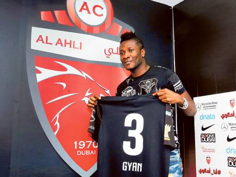 Gyan to make debut against his former club Al Ain on Wednesday
