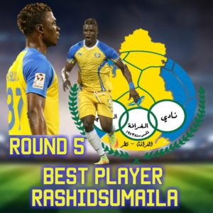 Rashid Sumaila named man of the match in Al-Gharafa’s draw with Al Sadd