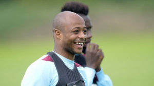 Andre Ayew starts light training as he steps up his recovery