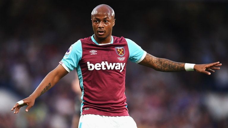 VIDEO: West Ham fans compose terrace chant for injured Andre Ayew