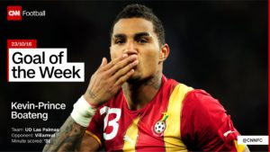 Kevin Prince Boateng wins CNN goal of the week