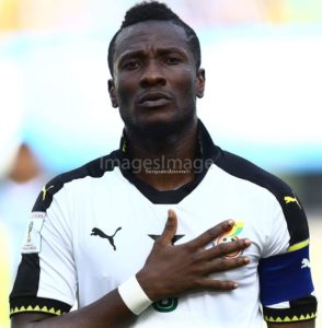 Ghana Captain Asamoah Gyan set to miss crucial World Cup qualifier against Egypt