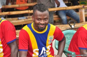 Hearts new signing Malik Akowuah stars in friendly win over Vision Explorers