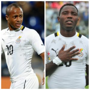 Ghana to miss out on Andre Ayew and Kwadwo Asamoah for Egypt duel
