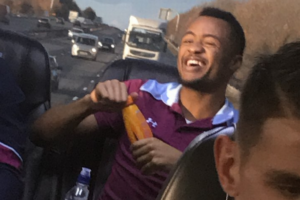 Villa fans surprised by a rare photo of Jordan Ayew smiling