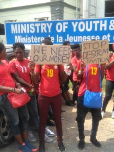 Black Queens hit streets in protest against Sports Ministry's failure to pay over $30k in bonus