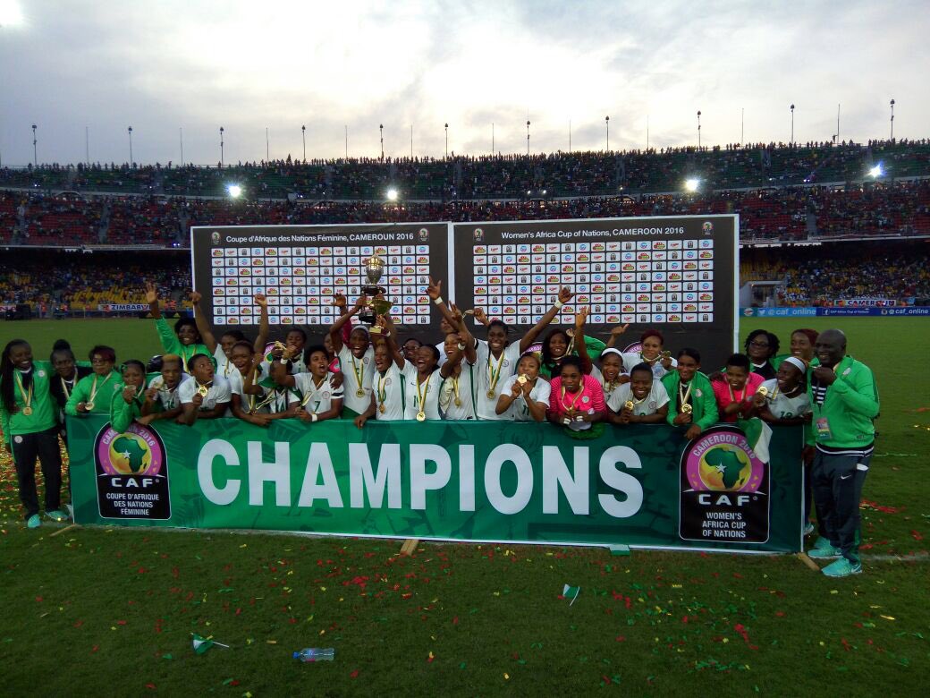 2016 Women's AFCON: Nigeria successfully defend title with win over host Cameroon