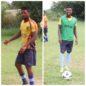 Gnagne and Yamoah join Hearts full training