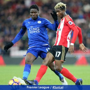 Daniel Amartey lasts 90 minutes as Leicester's EPL struggles persist in 2-1 Sunderland loss