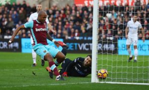 Andre Ayew scores debut West Ham goal against former club Swansea City