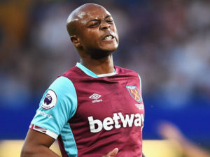 Andre Ayew’s position under threat as West Ham chases United’s Martial and Rashford