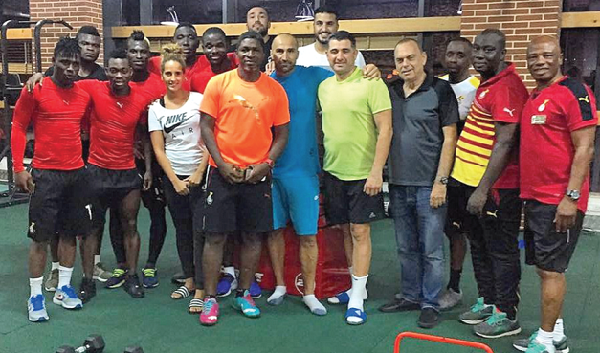 VIDEO: Black Stars take to Gym as part of preparations for AFCON 2017