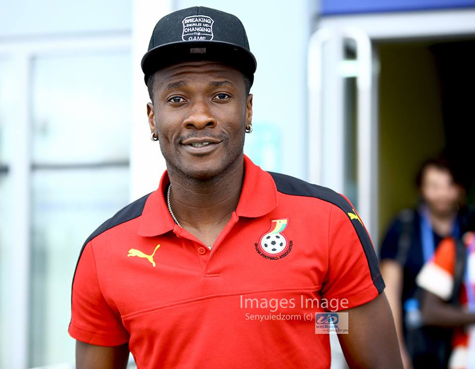 AFCON 2017: Asamoah Gyan insists they want  to keep a 100% record in the Group phase