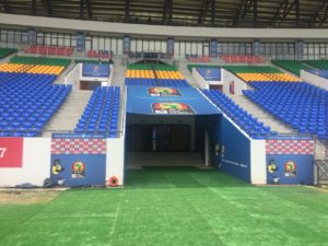 AFCON 2017: Watch pictures of Oyem pitch, venue for Ghana vs DR Congo