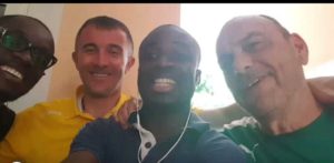 VIDEO: Ghana Coach caught in friendly pose with Uganda Coach ahead of Tuesday clash