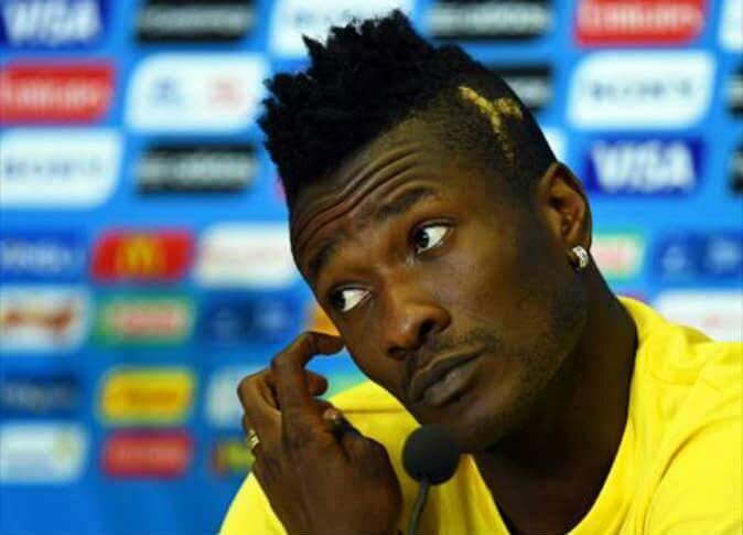 Video: Asamoah Gyan laughs off reports he has left camp after burst up with Andre Ayew