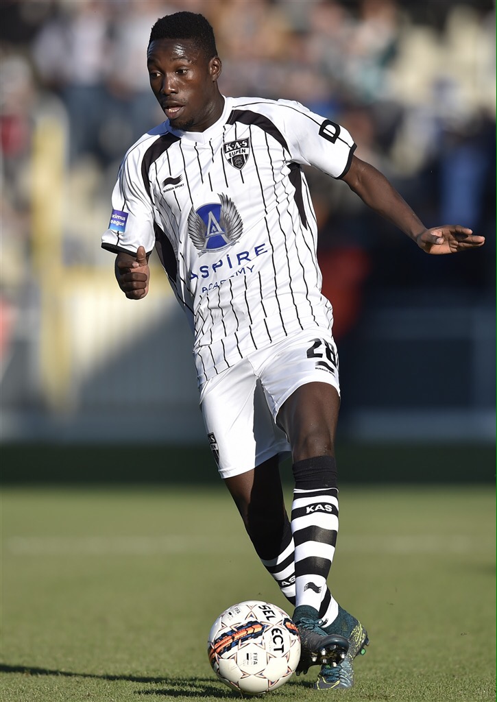 Eric Ocansey played in Eupen 0-1 lose to Genk