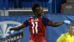 David Accam scores for Chicago Fire in pre-season clash against Montreal Impact