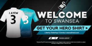 Swansea fans react to Jordan Ayew's No.3 shirt