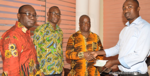 Goil presents monthly sponsorship package to Kotoko prior to GPL kick off