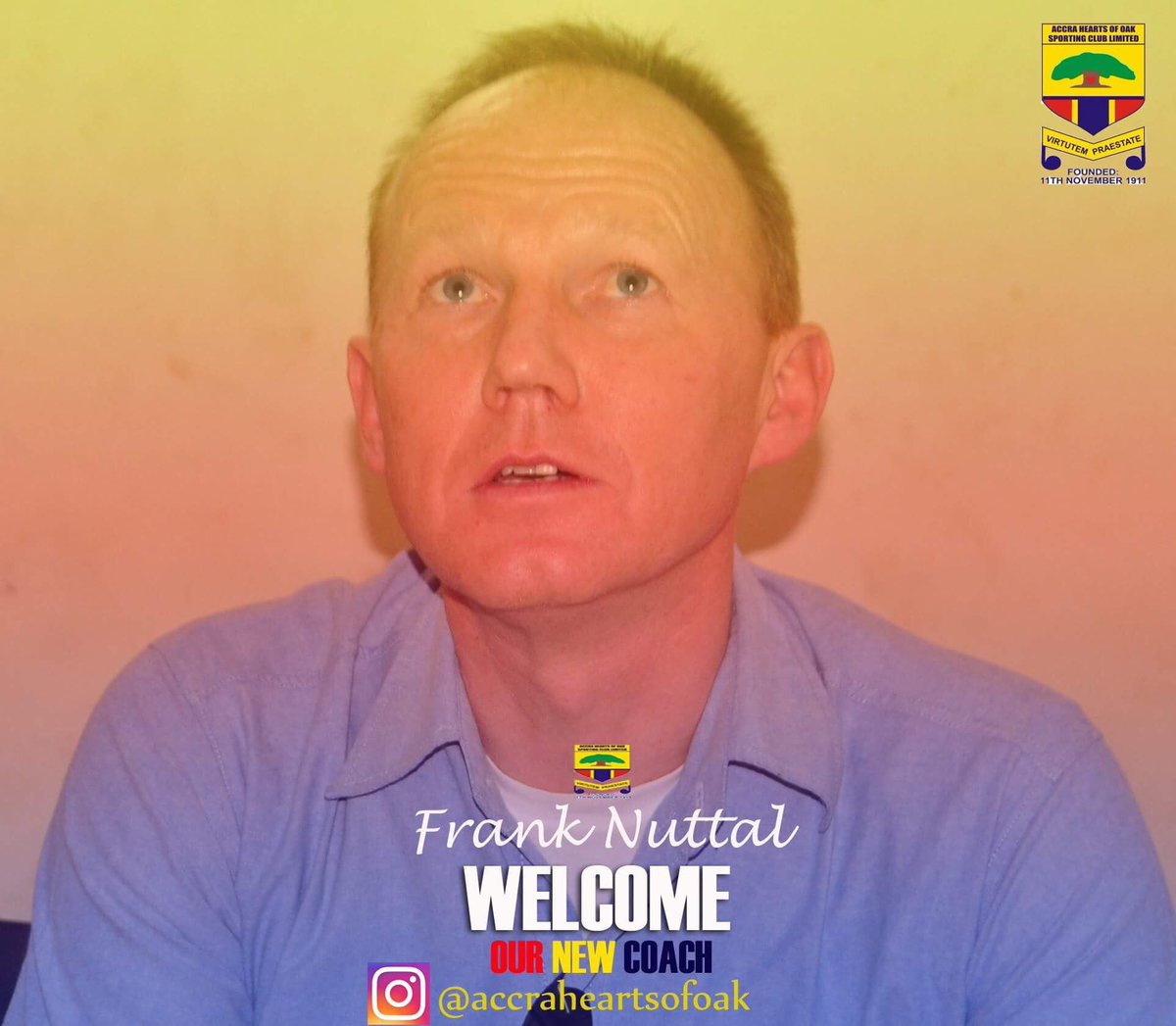 OFFICIAL: Hearts of Oak announce Frank Nuttal signing as coach