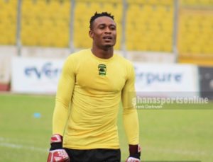 Asante Kotoko confirms goalie Ernest Sowah will be out for 7 days with ankle injury