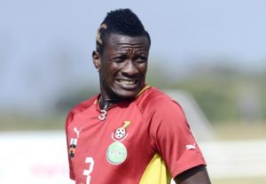 Ghana captain Asamoah Gyan vows to fight back from fitness woes