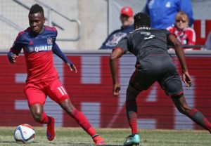David Accam expresses delight with MLS opening day goal