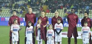 ITALIAN SERIE A: White child refuses to stand in front of African player during Roma v Torino clash