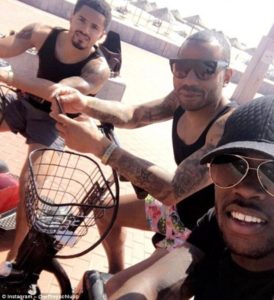 Jeffrey Schlupp and Crystal Palace teammates in Morocco for warm weather training